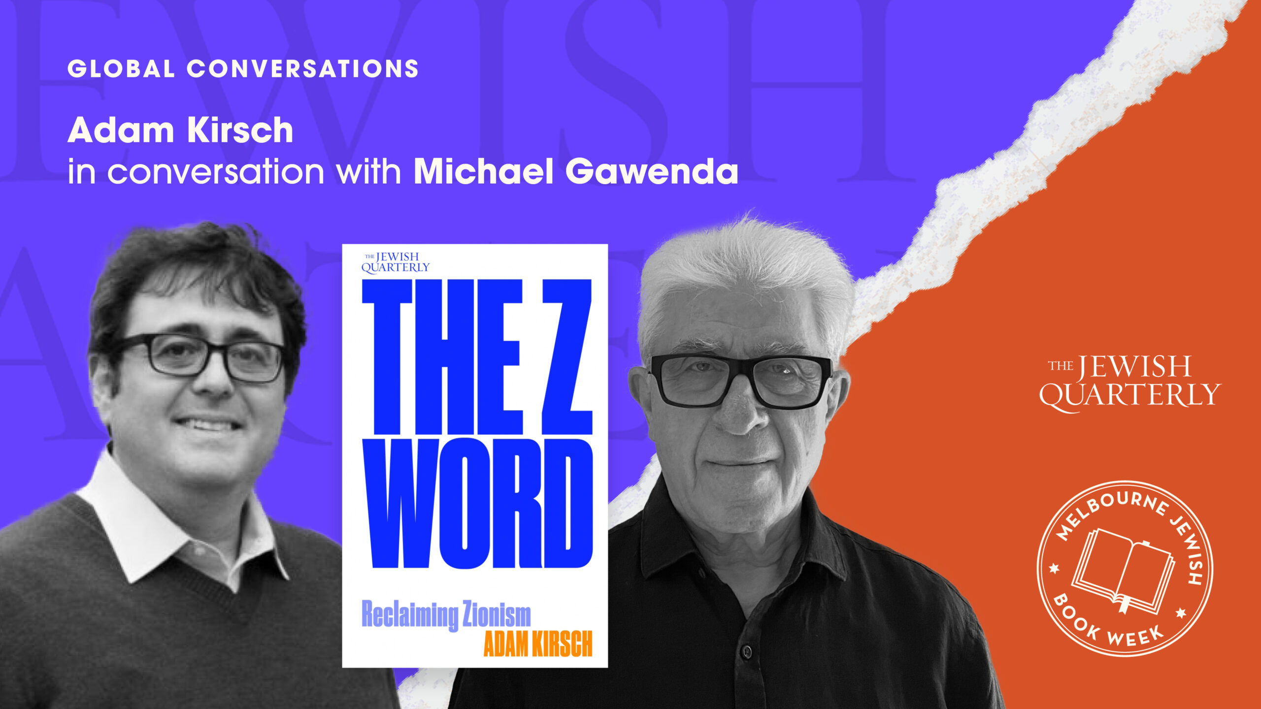 Global Conversations: Adam Kirsch in conversation with Michael Gawenda